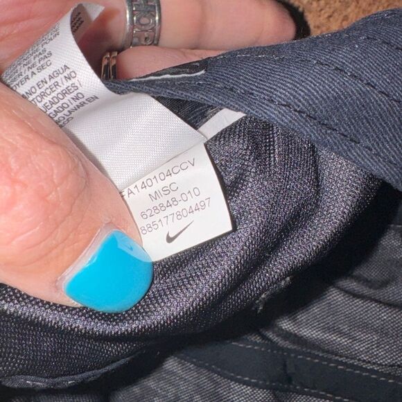 Nike AW84 5-Panel Abstract Pattern Shard Adjustable Dri Fit Hat Running Cap - Picture 6 of 8